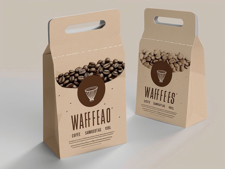 Kraft Paper Coffee Bag - Custom Eco-Friendly Coffee Packaging