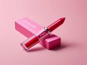 Custom lip gloss packaging box