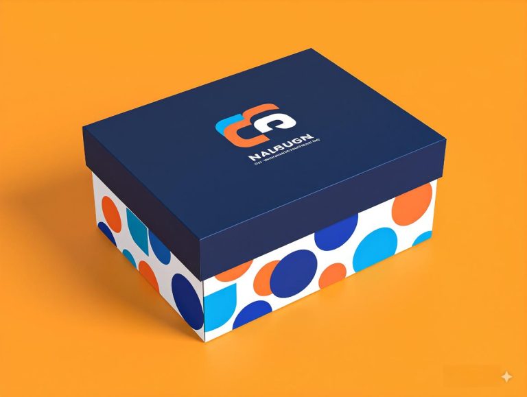 Premium Custom Shoe Packaging Box with Unique Pattern and Logo