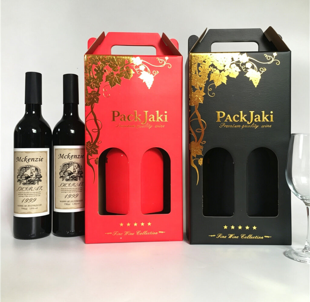 Custom wine packaging boxes — Packjaki custom packaging